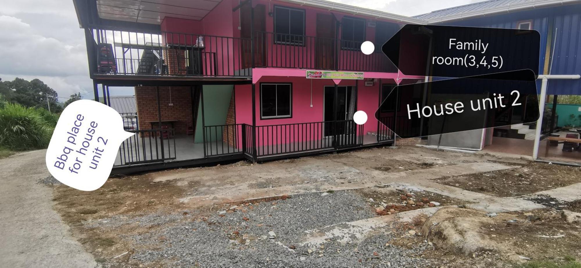 Strawberry Rest House Mesilou Kundasang Ngoại thất bức ảnh